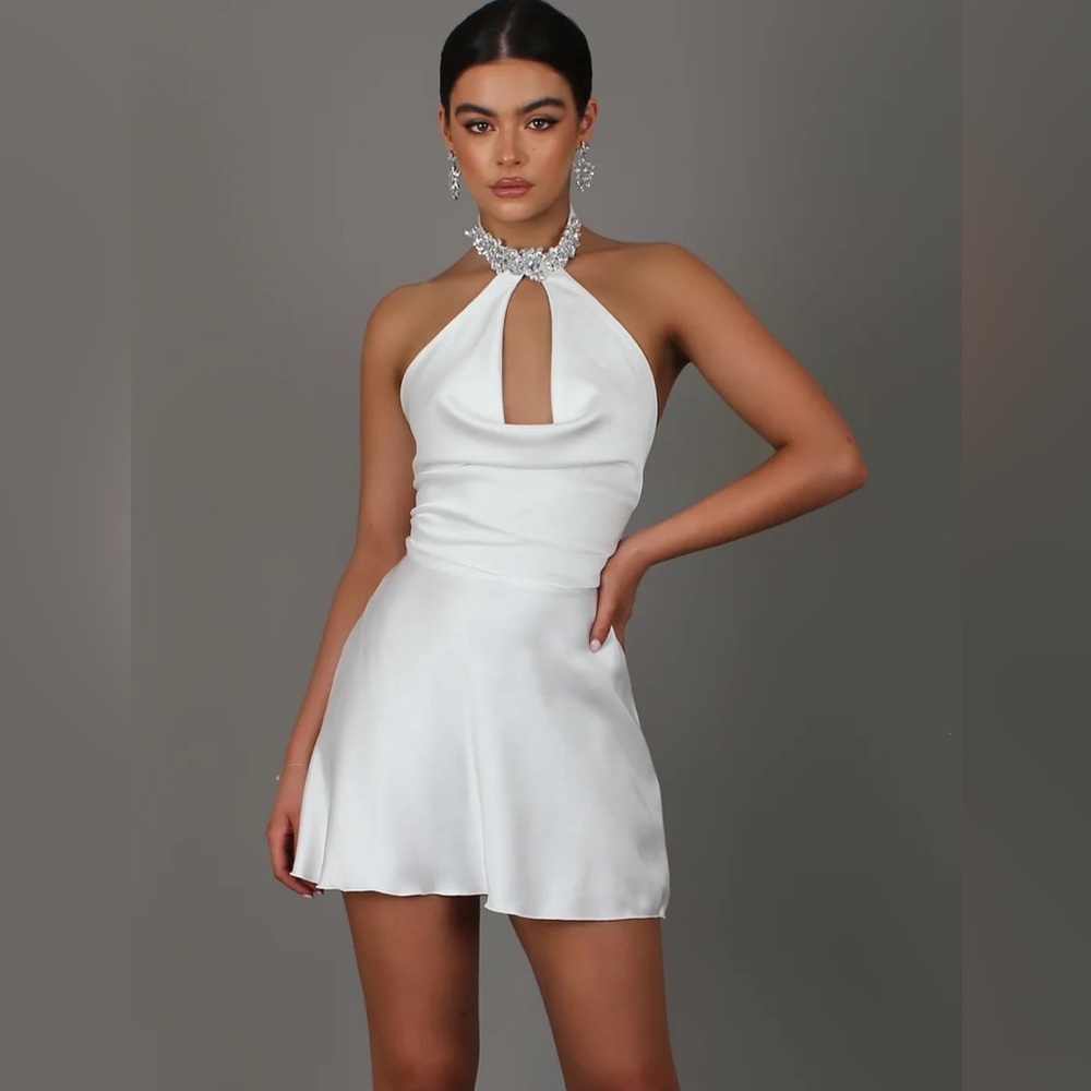 Studio Minc Jewel Choker Mini Dress